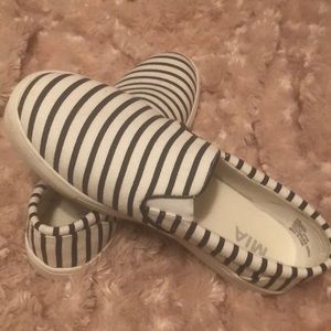 Cute canvas slip ons